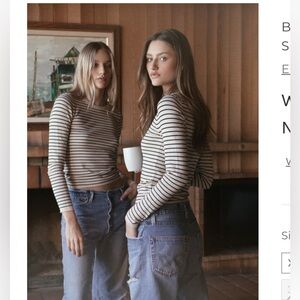 Ellandemm Black and Beige Classic Long Sleeve